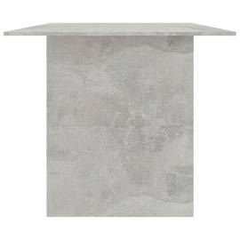 Masă de bucătărie, gri beton, 180 x 90 x 76 cm, pal, 5 image