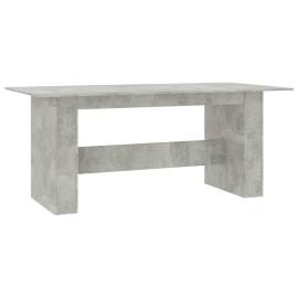 Masă de bucătărie, gri beton, 180 x 90 x 76 cm, pal, 2 image
