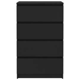 Servantă, negru, 60x35x98,5 cm, pal, 4 image
