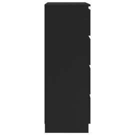 Servantă, negru, 60x35x98,5 cm, pal, 5 image