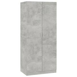 Șifonier, gri beton, 80x52x180 cm, pal, 2 image