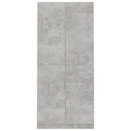 Șifonier, gri beton, 90x52x200 cm, pal, 6 image