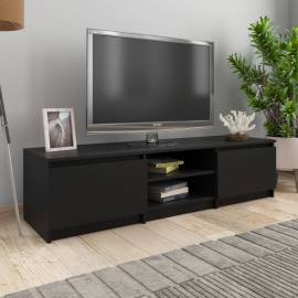 Comodă tv, negru, 140 x 40 x 35,5 cm, pal