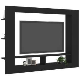 Comodă tv, negru, 152 x 22 x 113 cm, pal, 3 image