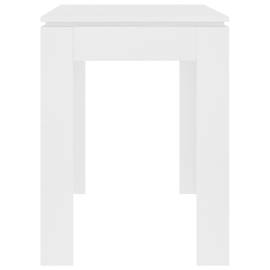 Masă de bucătărie, alb, 120 x 60 x 76 cm, pal, 5 image