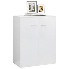 Servantă, alb lucios, 60 x 30 x 75 cm, pal, 4 image