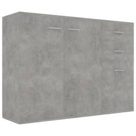 Servantă, gri beton, 105x30x75 cm, pal, 2 image