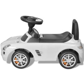 Mașină pentru copii fără pedale mercedes benz alb, 4 image