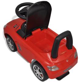 Mașină pentru copii fără pedale mercedes benz roșu, 8 image