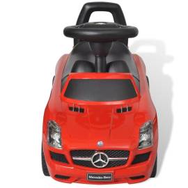 Mașină pentru copii fără pedale mercedes benz roșu, 2 image