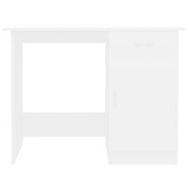 Birou, alb, 100 x 50 x 76 cm, pal, 7 image