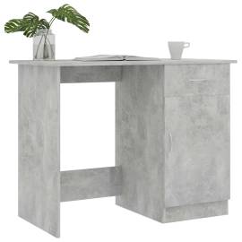 Birou, gri beton, 100 x 50 x 76 cm, pal, 3 image