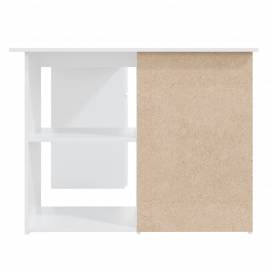 Birou de colț, alb, 145 x 100 x 76 cm, pal, 7 image