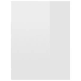 Noptiere, 2 buc., alb extralucios, 40 x 30 x 40 cm, pal, 6 image