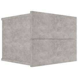 Noptiere, 2 buc., gri beton, 40 x 30 x 30 cm, pal, 4 image