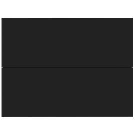 Noptiere, 2 buc., negru, 40 x 30 x 30 cm, pal, 5 image