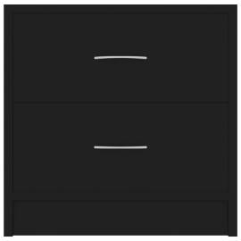 Noptiere, 2 buc., negru, 40 x 30 x 40 cm, pal, 5 image
