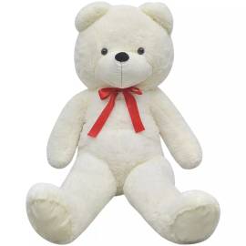 Ursuleț de pluș moale de jucărie xxl, alb, 135 cm, 3 image