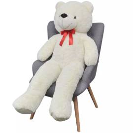 Ursuleț de pluș moale de jucărie xxl, alb, 160 cm, 2 image