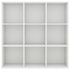 Bibliotecă, alb, 98 x 30 x 98 cm, pal, 4 image