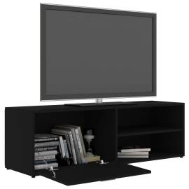 Comodă tv, negru, 120 x 34 x 37 cm, pal, 5 image