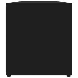 Comodă tv, negru, 120 x 34 x 37 cm, pal, 8 image