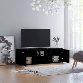 Comodă tv, negru, 120 x 34 x 37 cm, pal, 4 image