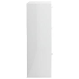 Dulap de depozitare, alb extralucios, 60 x 29,5 x 90 cm, pal, 8 image