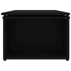 Măsuță de cafea, negru, 150 x 50 x 35 cm, pal, 8 image