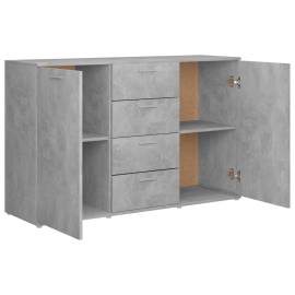 Servantă, gri beton, 120 x 35,5 x 75 cm, pal, 8 image