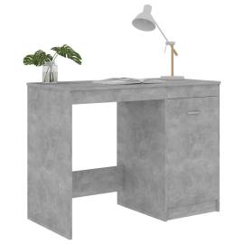 Birou, gri beton, 100 x 50 x 76 cm, pal, 4 image
