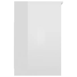 Dulap cu sertare, alb extralucios, 40 x 50 x 76 cm, pal, 5 image