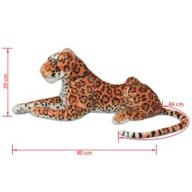 Leopard de jucărie din pluș maro xxl, 5 image