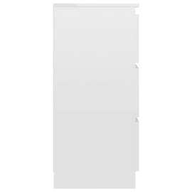 Servantă, alb extralucios, 60 x 33,5 x 76 cm, pal, 5 image