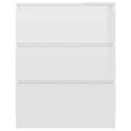 Servantă, alb extralucios, 60 x 33,5 x 76 cm, pal, 4 image