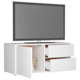 Comodă tv, alb, 80 x 34 x 36 cm, pal, 5 image