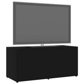 Comodă tv, negru, 80 x 34 x 36 cm, pal, 4 image