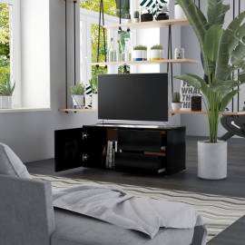 Comodă tv, negru, 80 x 34 x 36 cm, pal, 3 image