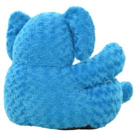 Elefant de jucărie, albastru, pluș, 3 image