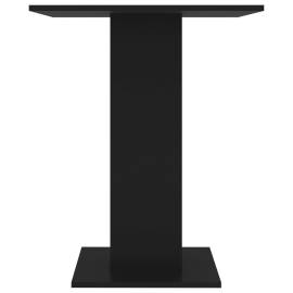 Masă de bistro, negru, 60 x 60 x 75 cm, pal, 5 image