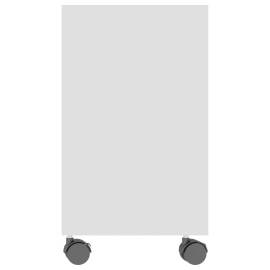 Masă laterală, alb, 70 x 35 x 55 cm, pal, 5 image