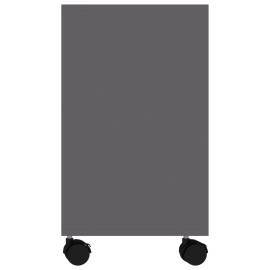 Masă laterală, gri, 70 x 35 x 55 cm, pal, 5 image