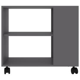 Masă laterală, gri, 70 x 35 x 55 cm, pal, 4 image