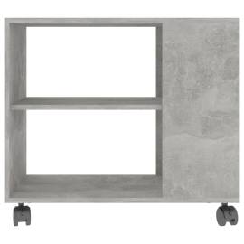 Masă laterală, gri beton, 70 x 35 x 55 cm, pal, 4 image