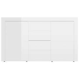 Servantă, alb extralucios, 120 x 36 x 69 cm, pal, 6 image