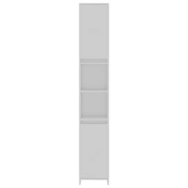 Dulap de baie, alb, 30x30x183,5 cm, pal, 6 image