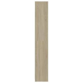 Dulap de baie, stejar sonoma, 30x30x183,5 cm, pal, 7 image