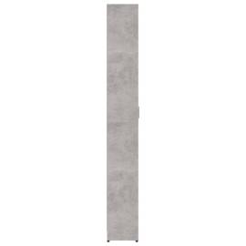 Șifonier de hol, gri beton, 55x25x189 cm, pal, 8 image