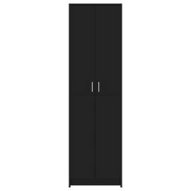 Șifonier de hol, negru, 55 x 25 x 189 cm, pal, 7 image