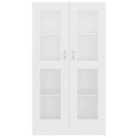 Dulap cu vitrină, alb, 82,5 x 30,5 x 150 cm, pal, 6 image